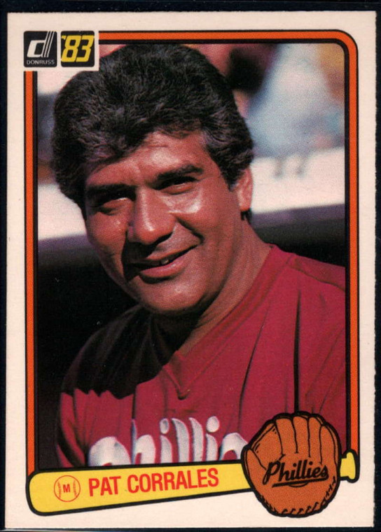 1983 Donruss #626 Pat Corrales MG VG Philadelphia Phillies 