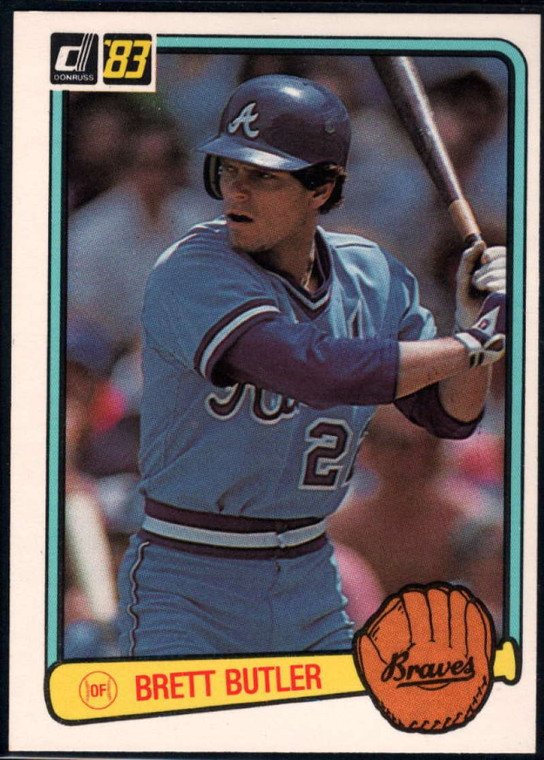 1983 Donruss #636 Brett Butler VG Atlanta Braves 