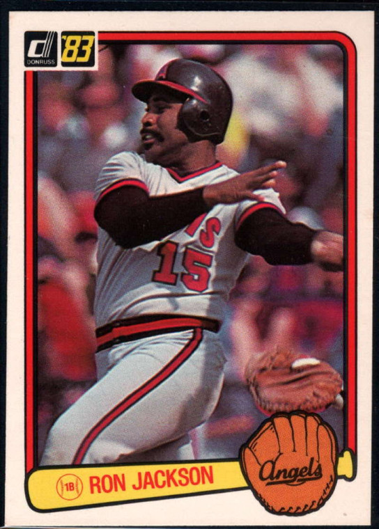 1983 Donruss #639a Ron Jackson ERR VG California Angels 