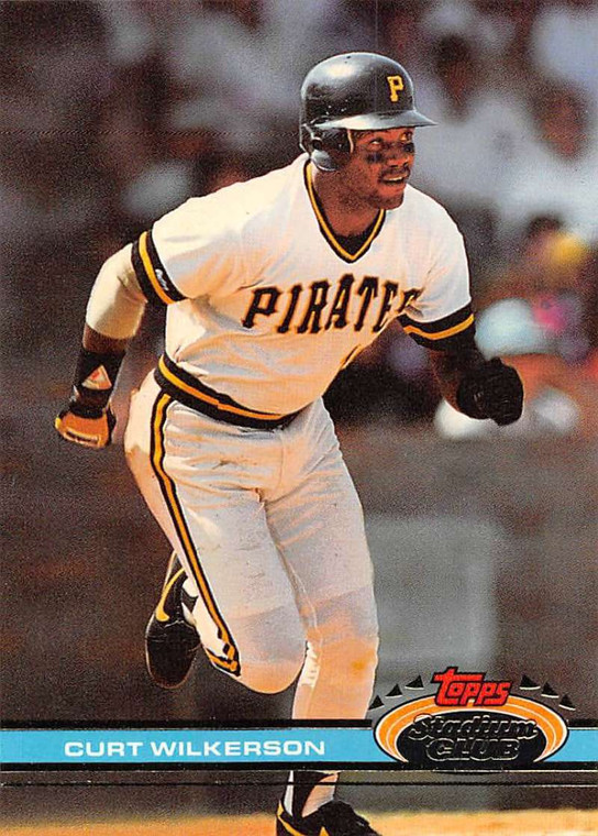 1991 Stadium Club #512 Curtis Wilkerson VG Pittsburgh Pirates 