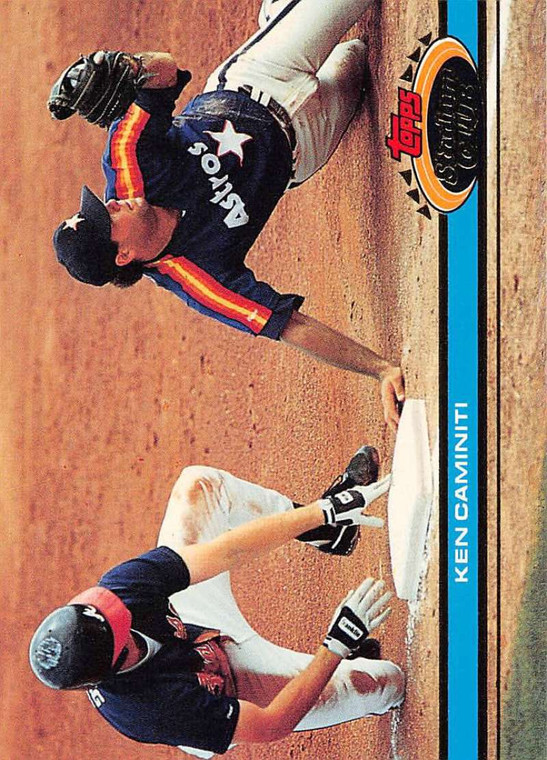 1991 Stadium Club #520 Ken Caminiti VG Houston Astros 