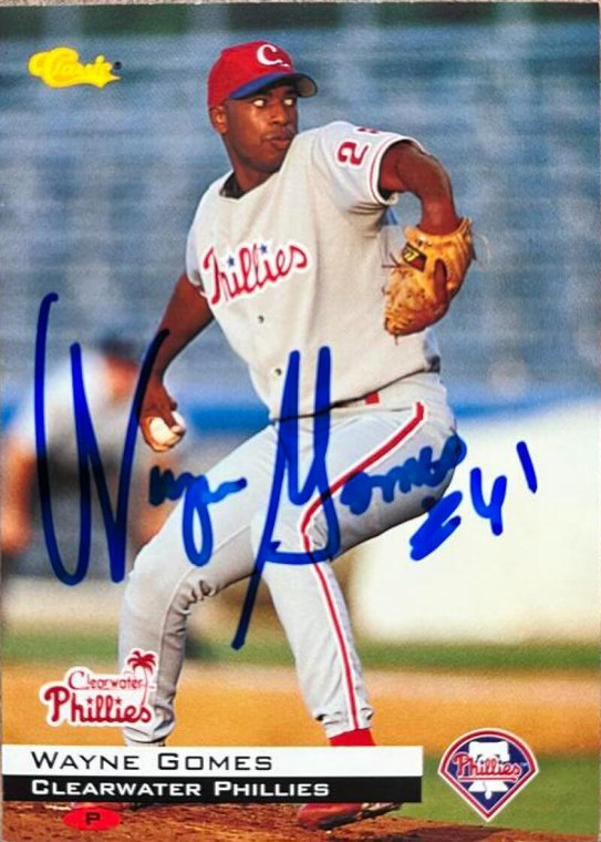 Wayne Gomes Autographed 1994 Classic #175