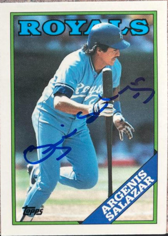 Argenis Salazar Autographed 1988 Topps Tiffany #29