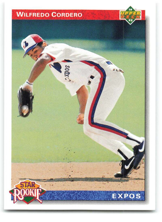 1992 Upper Deck #16 Wil Cordero VG Montreal Expos 