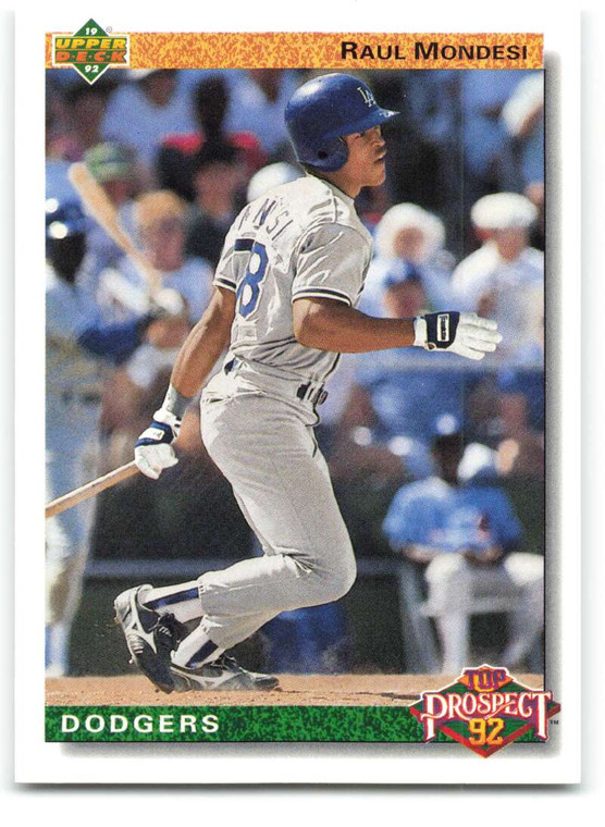 1992 Upper Deck #60 Raul Mondesi VG Los Angeles Dodgers 