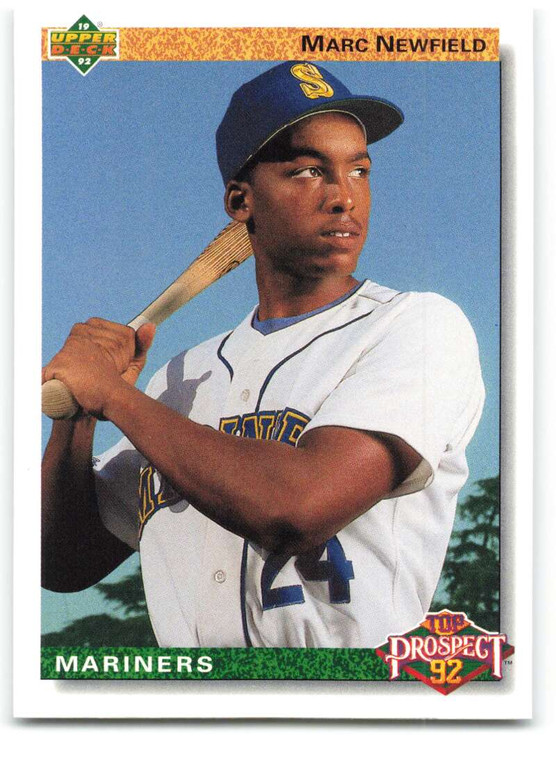 1992 Upper Deck #64 Marc Newfield TP VG Seattle Mariners 