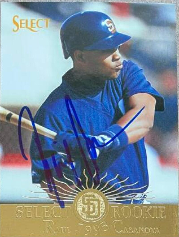 Raul Casanova Autographed 1995 Score Select #197 SR, RC