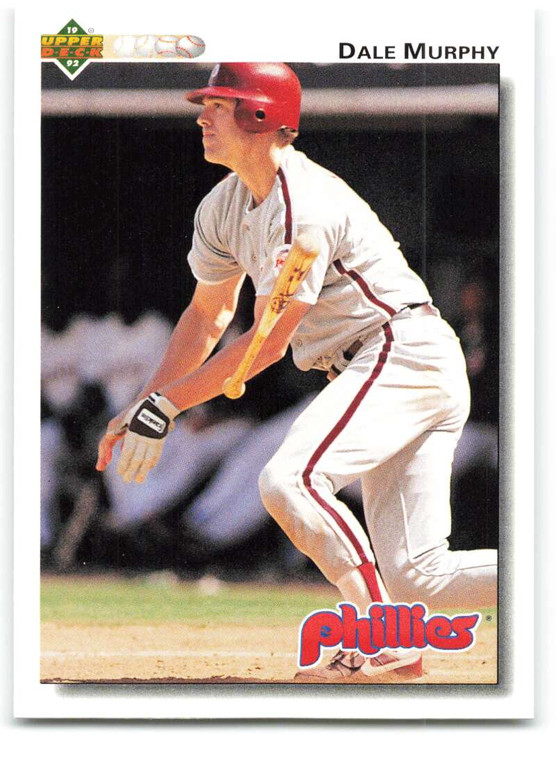1992 Upper Deck #127 Dale Murphy VG Philadelphia Phillies 