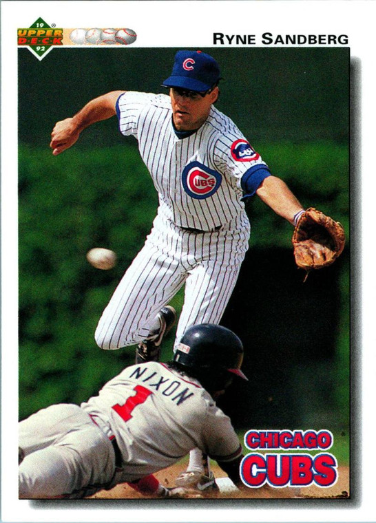 1992 Upper Deck #145 Ryne Sandberg VG Chicago Cubs 