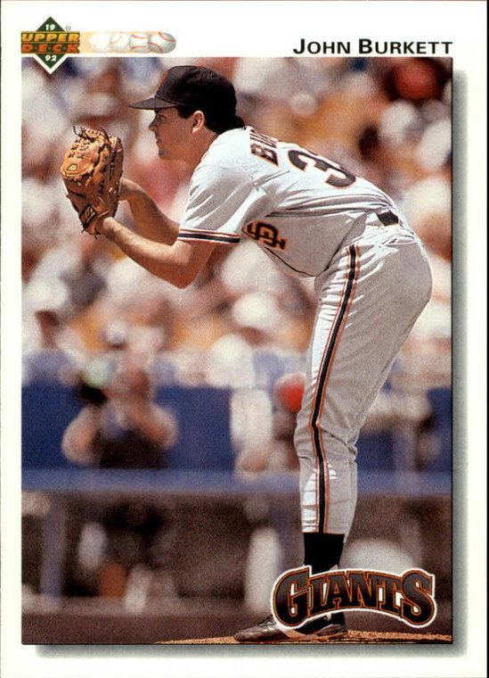 1992 Upper Deck #148 John Burkett VG San Francisco Giants 