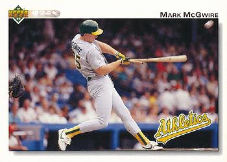 1992 Upper Deck #153 Mark McGwire VG Oakland Athletics 