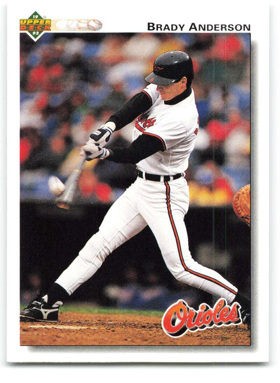 1992 Upper Deck #185 Brady Anderson VG Baltimore Orioles 