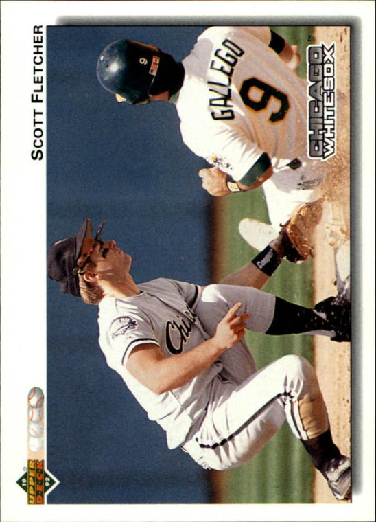 1992 Upper Deck #186 Scott Fletcher VG Chicago White Sox 