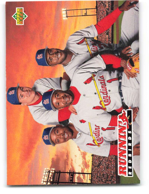 1993 Upper Deck #482 Geronimo Pena/Ray Lankford/Ozzie Smith/Bernard Gilkey VG St. Louis Cardinals 