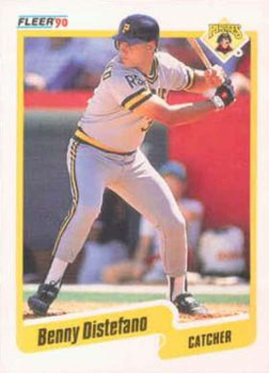 1990 Fleer #464 Benny Distefano VG Pittsburgh Pirates 