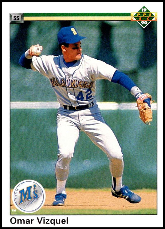 1990 Upper Deck #233 Omar Vizquel VG Seattle Mariners 