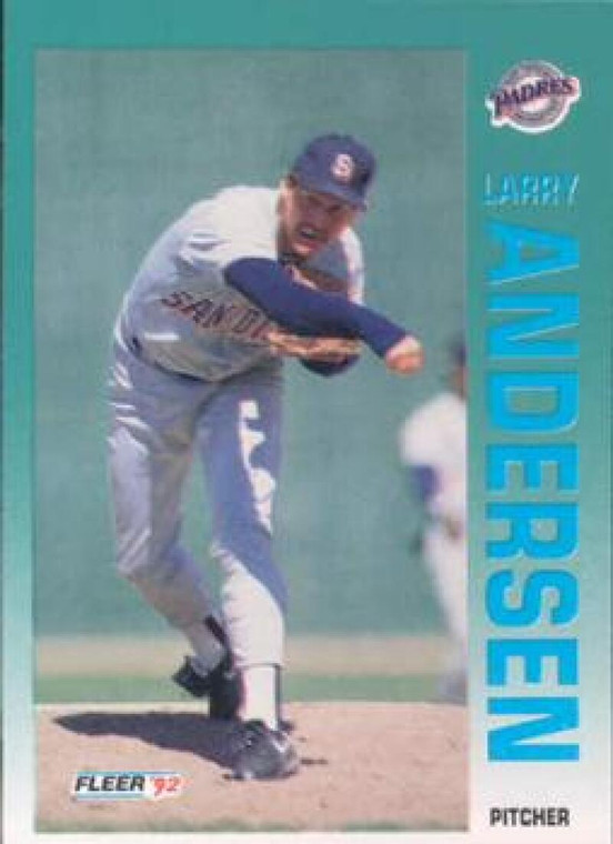 1992 Fleer #597 Larry Andersen VG San Diego Padres 