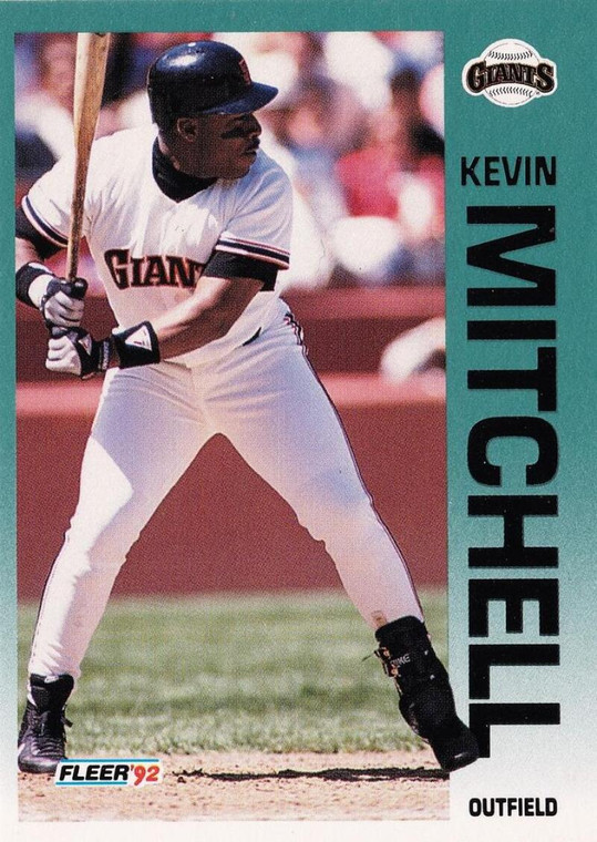 1992 Fleer #644 Kevin Mitchell VG San Francisco Giants 