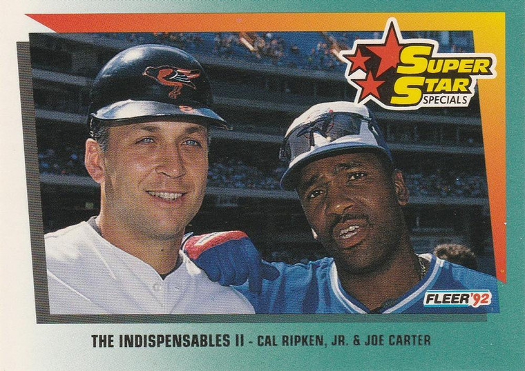 1992 Fleer #703 Cal Ripken Jr./Joe Carter VG Baltimore Orioles/Toronto Blue Jays 