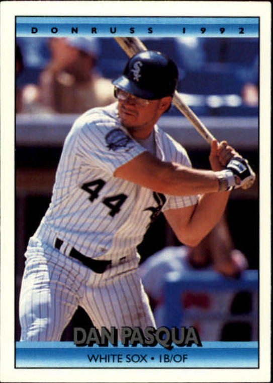 1992 Donruss #142 Dan Pasqua VG Chicago White Sox 