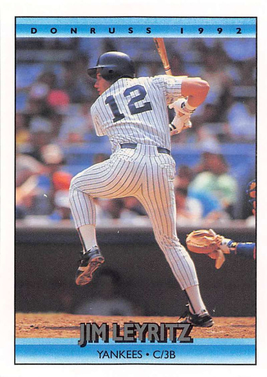 1992 Donruss #649 Jim Leyritz VG New York Yankees 