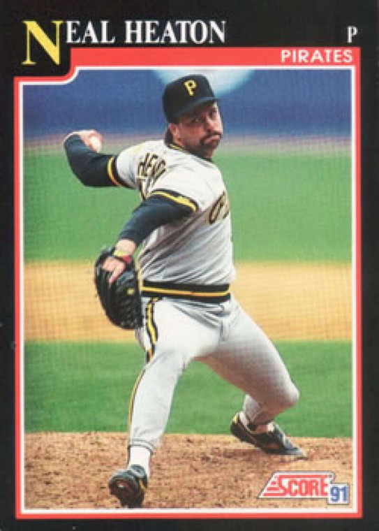 1991 Score #233 Neal Heaton VG Pittsburgh Pirates 