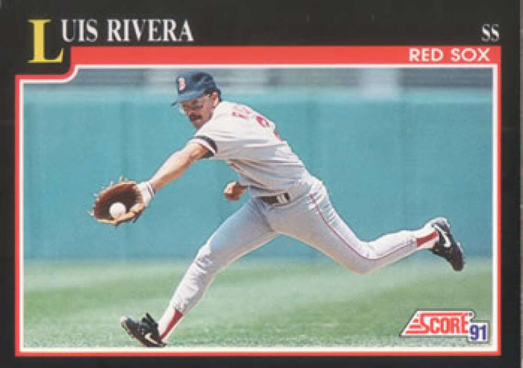 1991 Score #271 Luis Rivera VG Boston Red Sox 