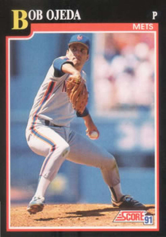 1991 Score #321 Bob Ojeda VG New York Mets 