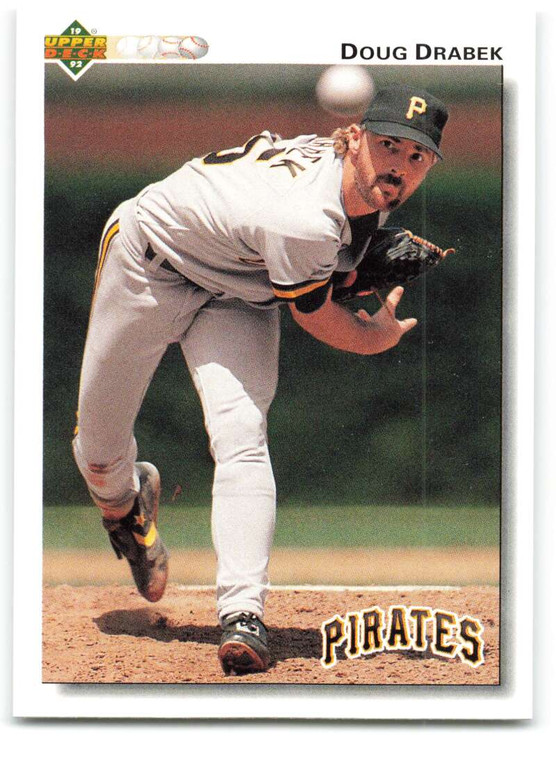 1992 Upper Deck #221 Doug Drabek VG Pittsburgh Pirates 