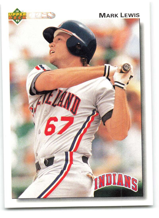 1992 Upper Deck #235 Mark Lewis VG Cleveland Indians 