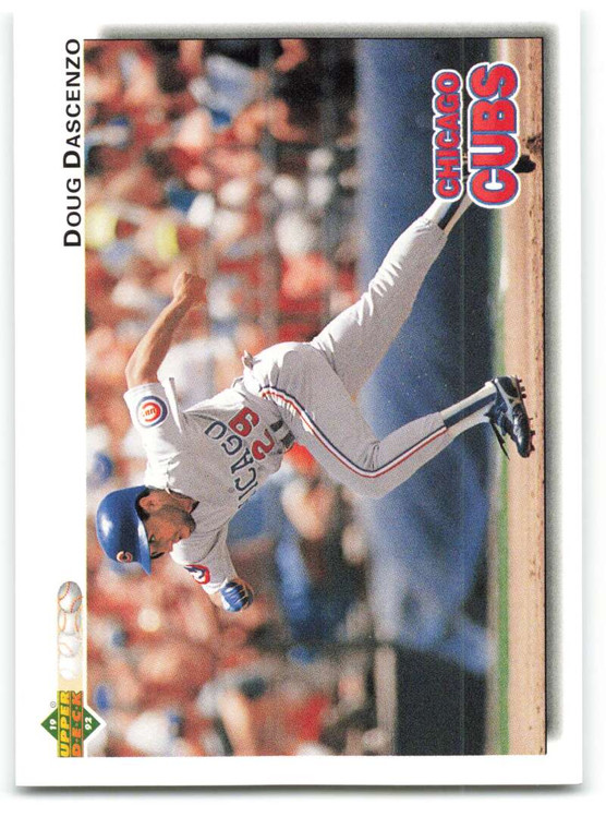 1992 Upper Deck #239 Doug Dascenzo VG Chicago Cubs 