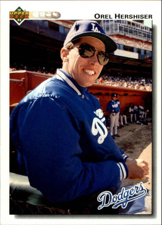 1992 Upper Deck #261 Orel Hershiser VG Los Angeles Dodgers 