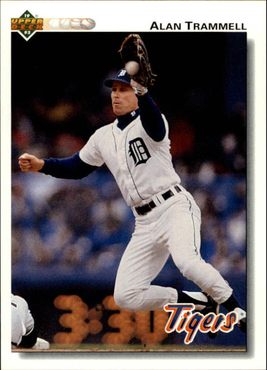 1992 Upper Deck #273 Alan Trammell VG Detroit Tigers 