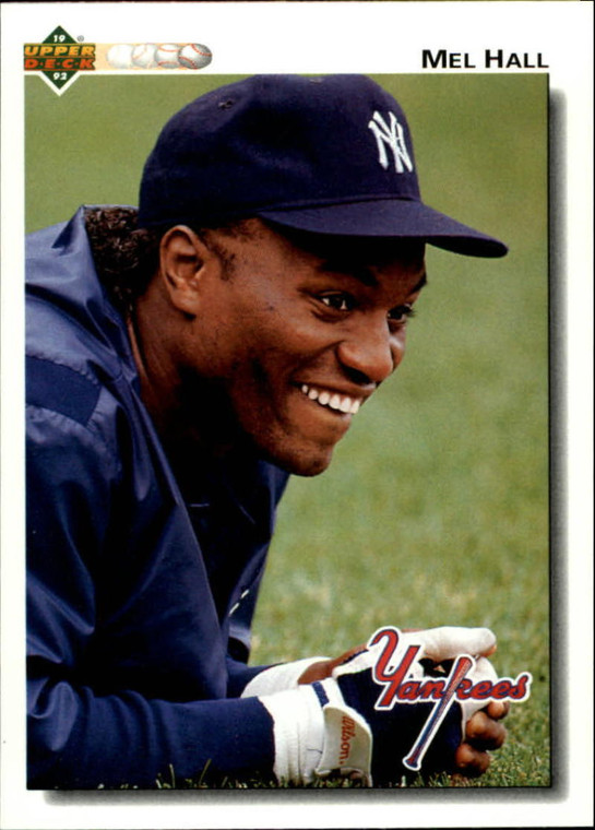 1992 Upper Deck #291 Mel Hall VG New York Yankees 