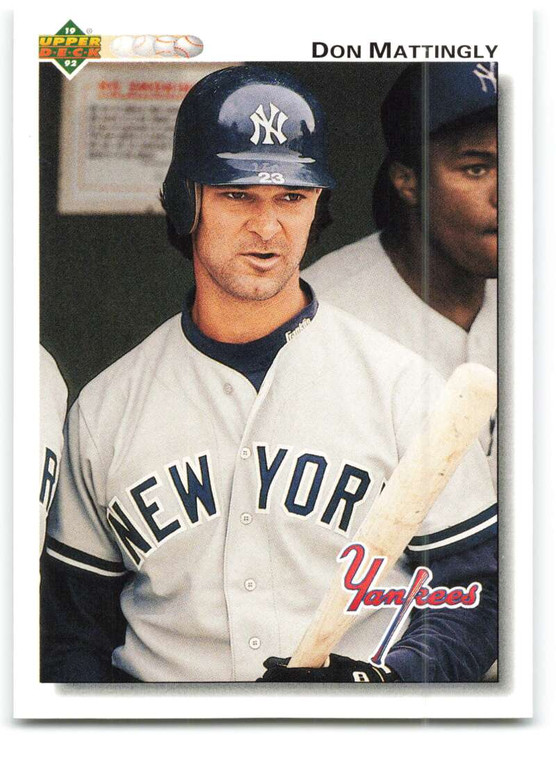 1992 Upper Deck #356 Don Mattingly VG New York Yankees 