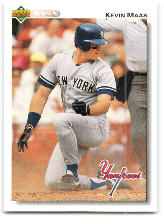 1992 Upper Deck #377 Kevin Maas VG New York Yankees 