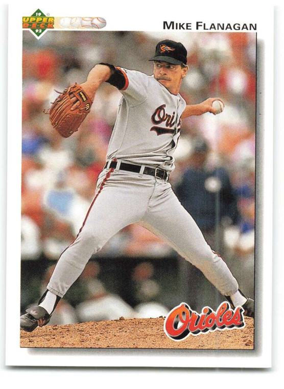 1992 Upper Deck #380 Mike Flanagan VG Baltimore Orioles 