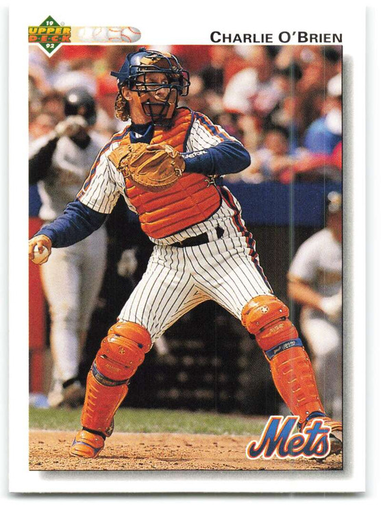 1992 Upper Deck #381 Charlie O'Brien VG New York Mets 