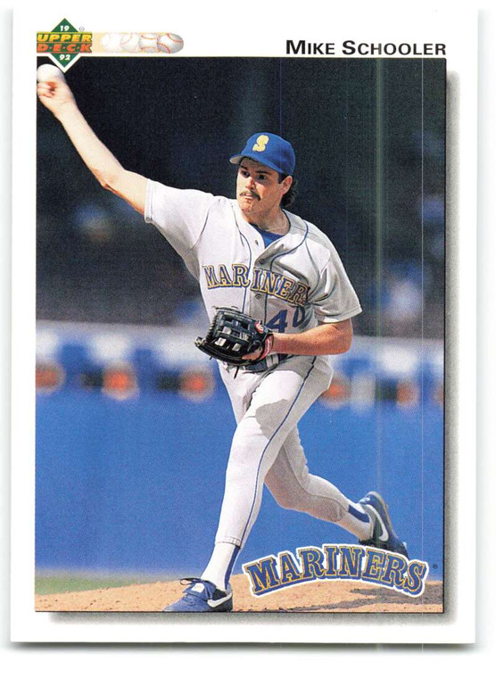 1992 Upper Deck #405 Mike Schooler VG Seattle Mariners 