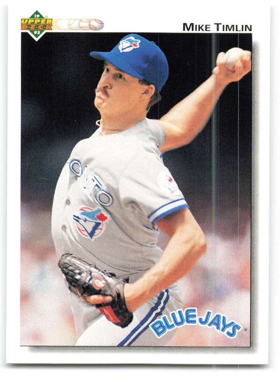 1992 Upper Deck #409 Mike Timlin VG Toronto Blue Jays 