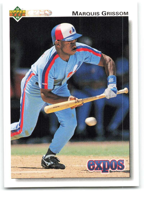 1992 Upper Deck #455 Marquis Grissom VG Montreal Expos 