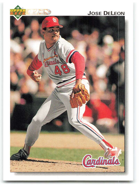 1992 Upper Deck #458 Jose DeLeon VG St. Louis Cardinals 