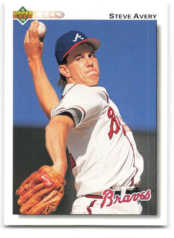 1992 Upper Deck #475 Steve Avery VG Atlanta Braves 