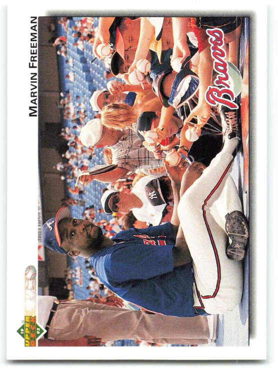 1992 Upper Deck #491 Marvin Freeman VG Atlanta Braves 