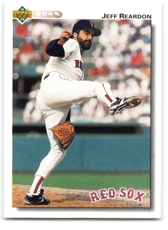 1992 Upper Deck #501 Jeff Reardon VG Boston Red Sox 