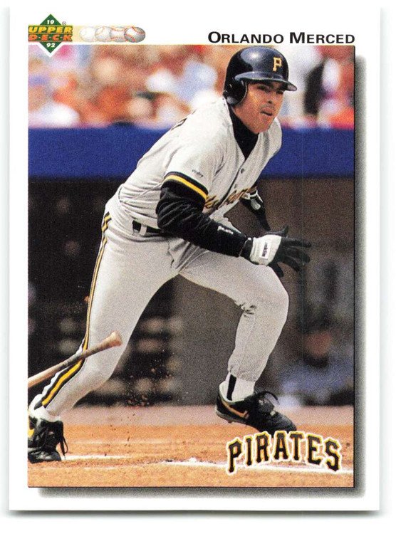 1992 Upper Deck #517 Orlando Merced VG Pittsburgh Pirates 