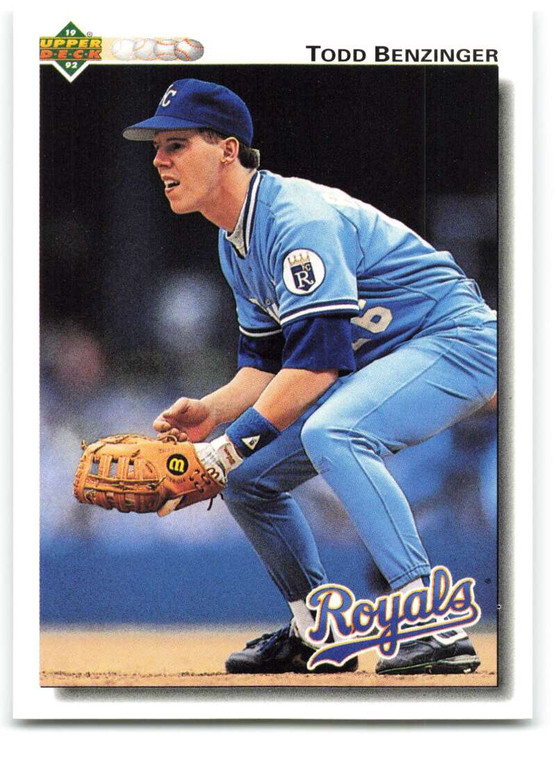 1992 Upper Deck #518 Todd Benzinger VG Kansas City Royals 