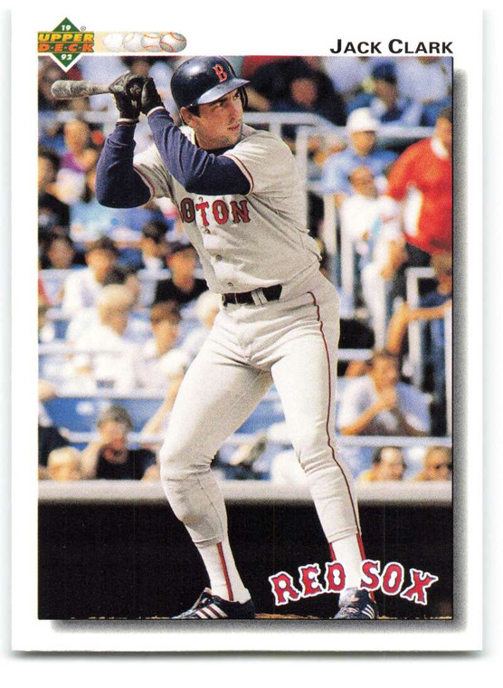 1992 Upper Deck #521 Jack Clark VG Boston Red Sox 