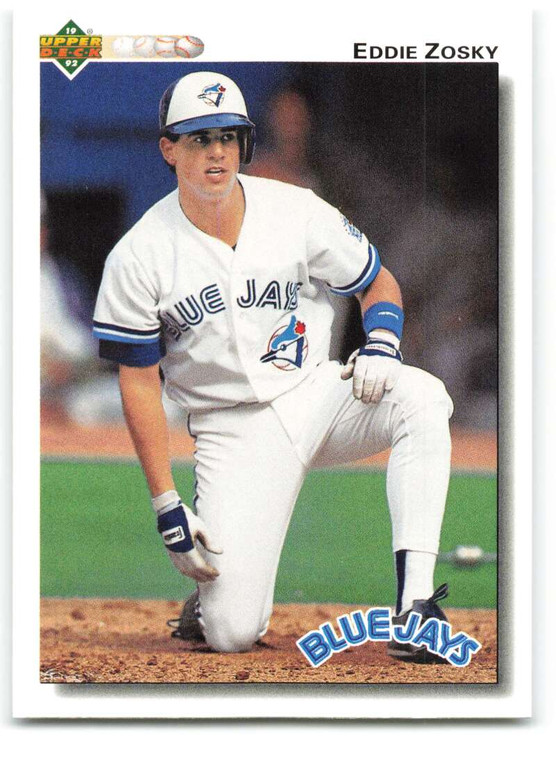 1992 Upper Deck #544 Eddie Zosky VG Toronto Blue Jays 