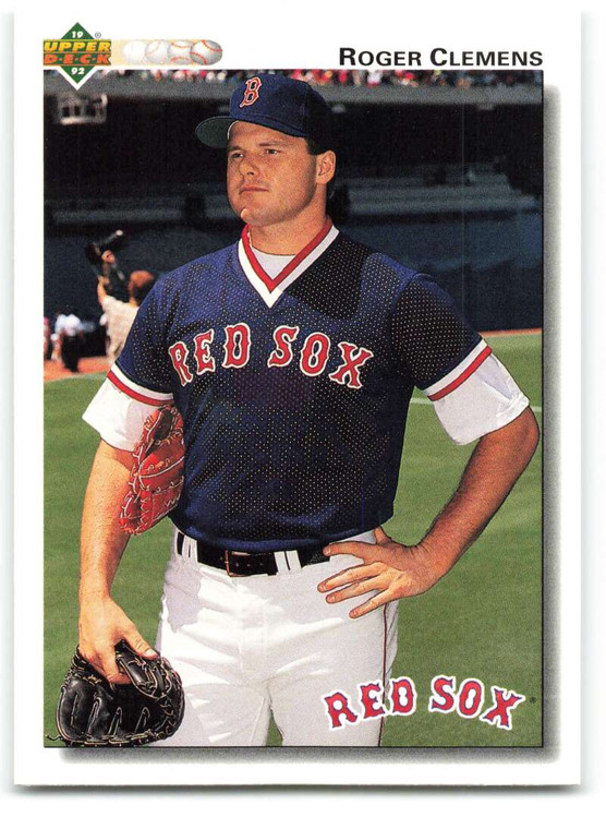 1992 Upper Deck #545 Roger Clemens VG Boston Red Sox 